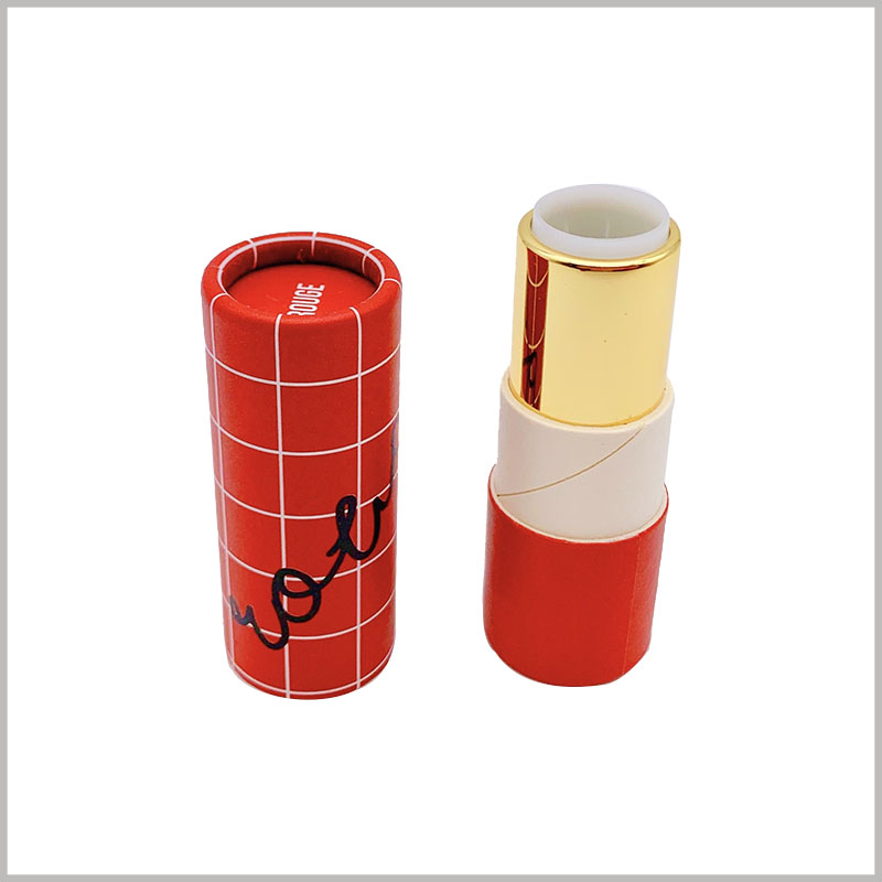 creative eco friendly lipstick tubes wholesale.The empty lipstick tube is composed of a paper tube and a retractable plastic inner tube. The paper tube can be printed with a specific pattern and brand name.