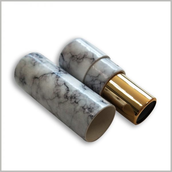 creative empty lipstick tube packaging boxes,The product packaging looks like a cylindrical "jade" which is very attractive.