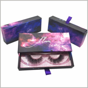 creative packaging design for lashes boxes,The printed eyelash packaging comes in the form of cardboard drawer boxes