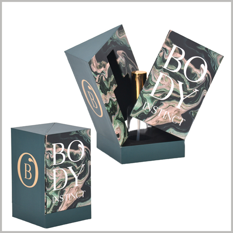 Creative perfumes packaging boxes. Custom packaging plays an important role in the promotion of perfume brands and has a high cost performance.