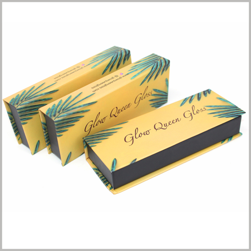 custom cardboard packaging for lip gloss boxes wholesale