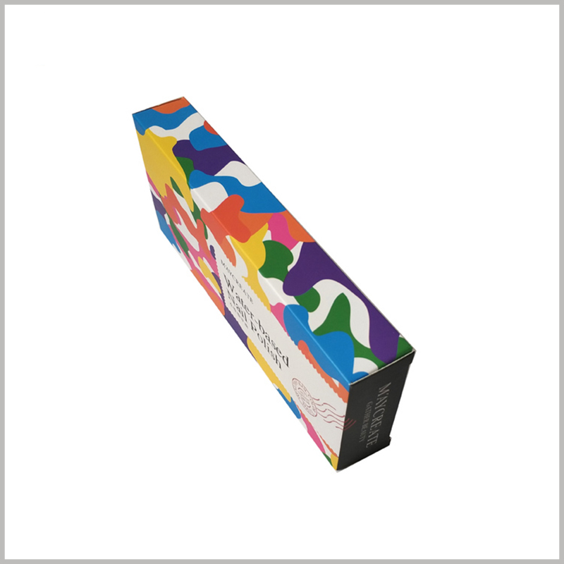 custom colors printed boxes for 6 bottles of nail polish packaging. The high-quality product packaging formed by CMYK printing will increase the value of cosmetics.