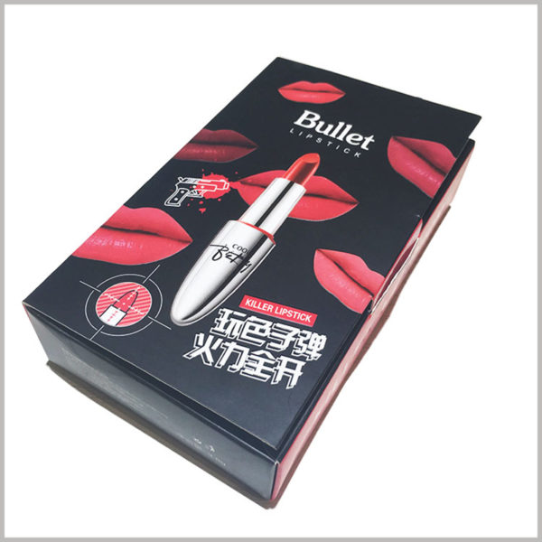 custom crative lipstick packaging boxes wholesale. The unique lipstick packaging design is full of appeal, making the product more acceptable to customers.