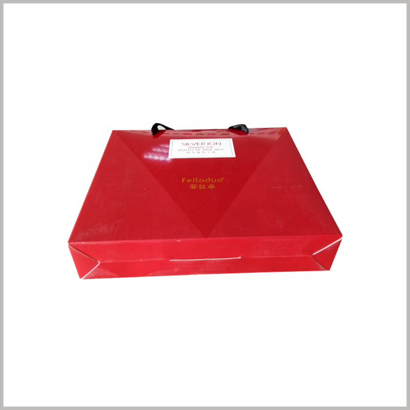 custom red shampoo packaging box wholesale