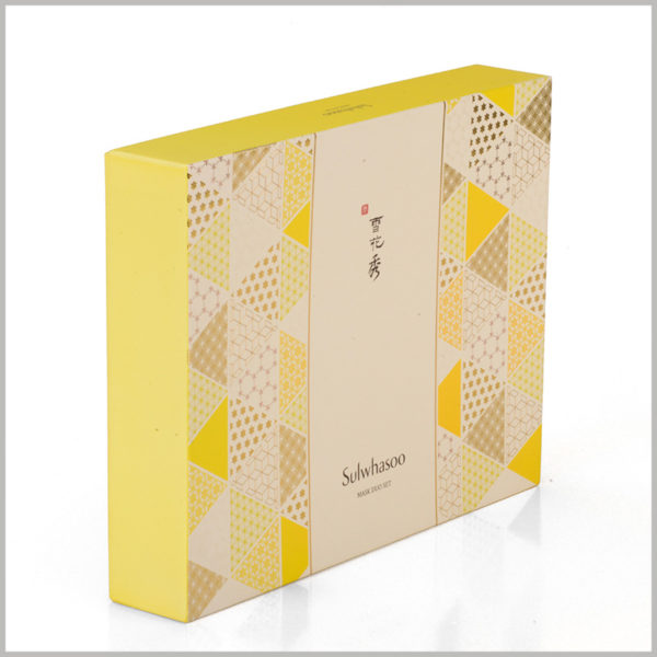 custom skin care packaging boxes set,According to the needs of product promotion, the brand information and product information are printed on the surface of the box.