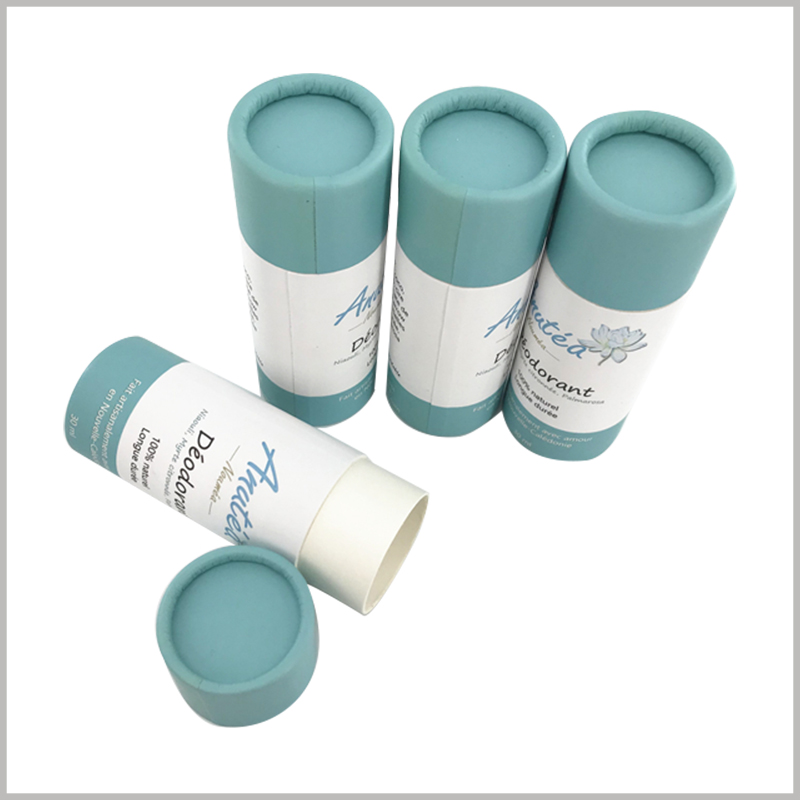 deodorant cardboard push up tube packaging. The biodegradable deodorant packaging is environmentally friendly and will not harm the environment