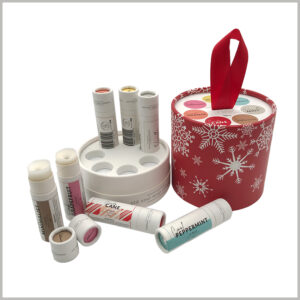 eco friendly packaging for 0.3Oz lip balm, The top design of the lid has 7 styles, corresponding to the theme of different models of lip balm, and even gives people a feeling of colorful atmosphere of candy.