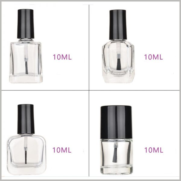 empty 10ml nail polish bottles with brush