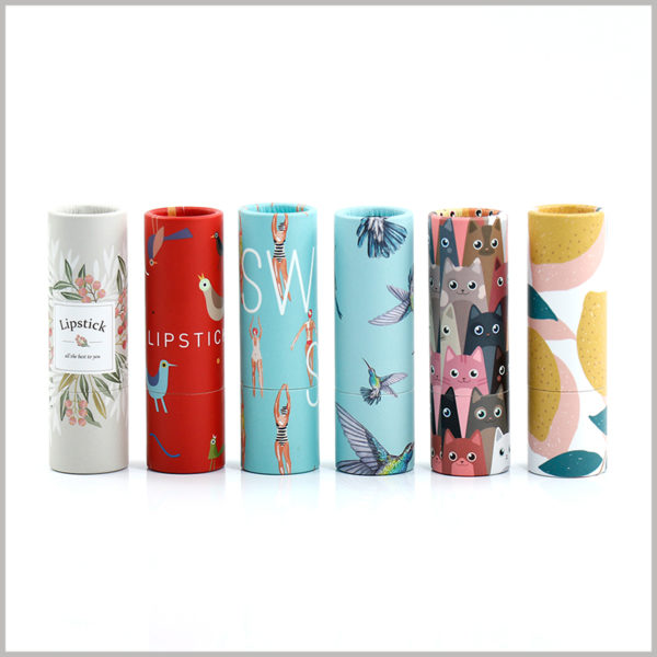 empty paper lipstick tube packaging wholesale,Custom paper tubes can be printed with specific content to highlight product differentiation and characteristics