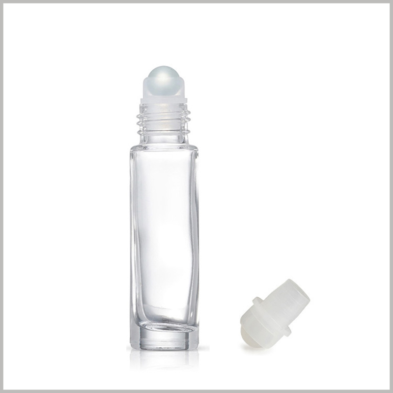essential oil glass roll bottle with roller ball, the roller ball can bring massage when using essential oil and enhance the experience of using essential oil.