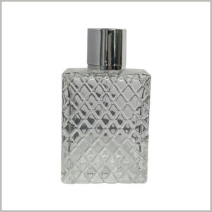 fashion clear square perfume bottles