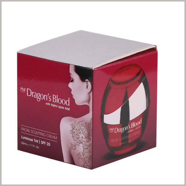 Skin care boxes for 50ml facial cream packaging Cosmetic boxes