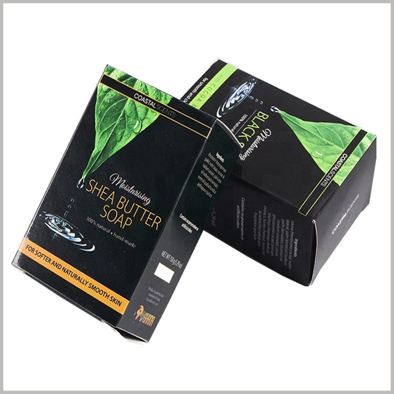 Foldable packaging for shea butter soap boxes Cosmetic boxes