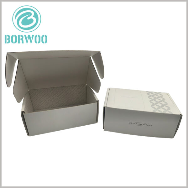 High quality corrugated shipping boxes for cosmetics, you can print unique content on the box to promote the product
