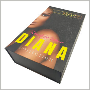 large hair extension cardboard packaging boxes