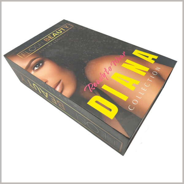 large hair extension packaging boxes