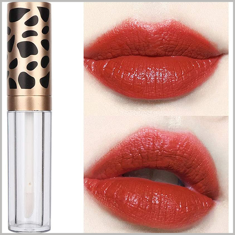 lip gloss tube with Leopard Print wholesale