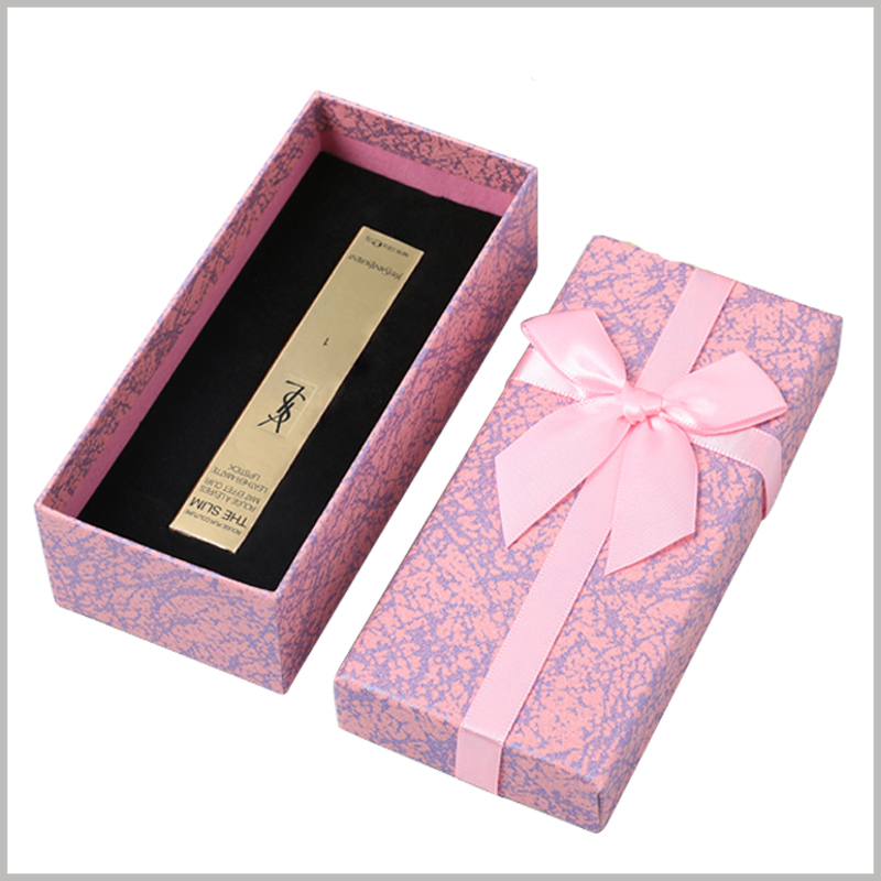 lipstick gift box for single. Artistic cardboard gift boxes for lipstick packaging, which is of great help to increase the value of products and brands.