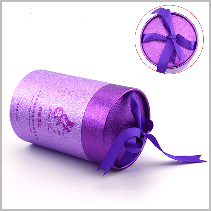 luxury cardboard tube gift packaging for skin care products.The special materials and printing process increase the uniqueness and attractiveness of skincare tube packaging.