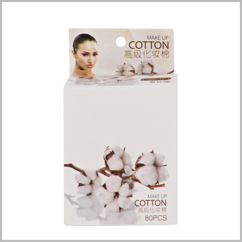 makeup cotton pads packaging boxes wholesale. The printed content of the packaging will play the role of a silent salesman, and customers can quickly understand the characteristics of the product.