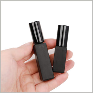 mini black square perfume bottle