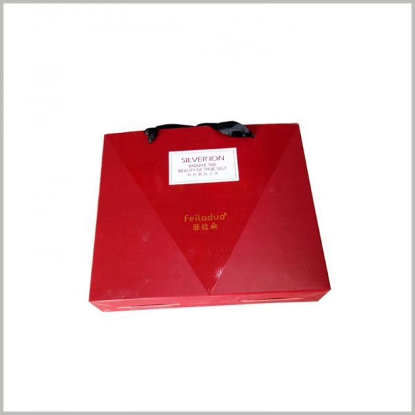 red large shampoo packaging box
