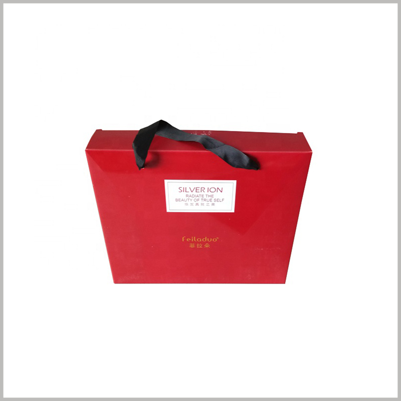 red shampoo packaging box wholesale