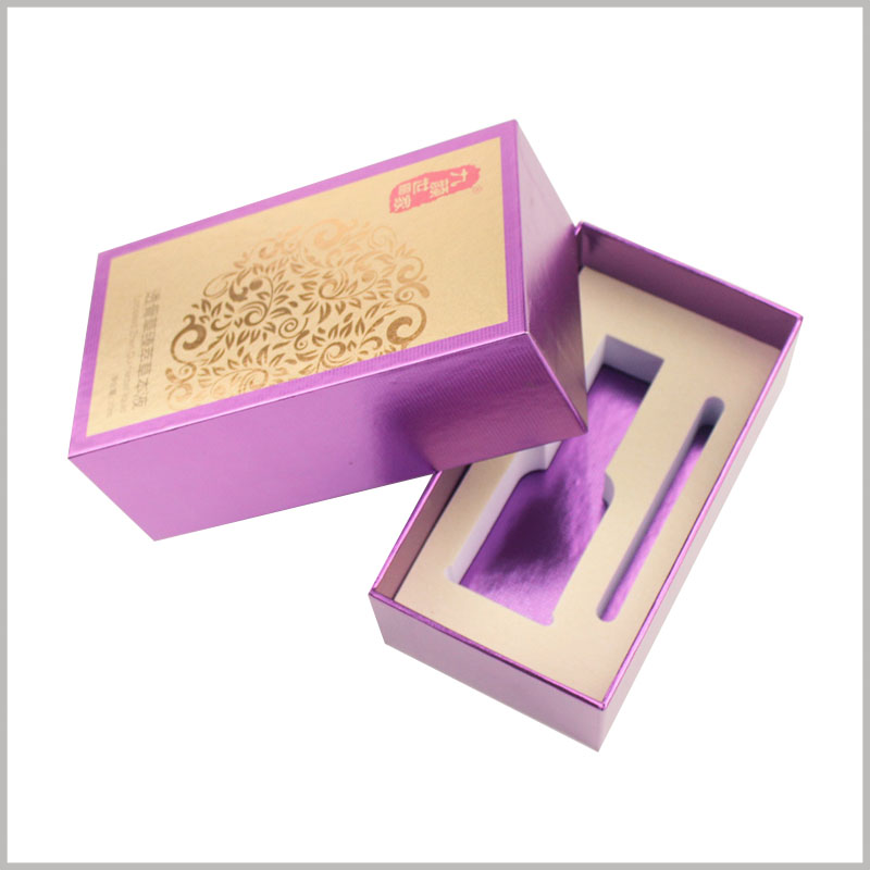 small cardboard boxes for essential oil packaging. The included size, color, pattern and other information can be fully customized so that the box can perfectly match the essential oil product.