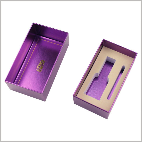 small cardboard boxes with lid wholesale. There is white EVA inside the small box to fix the essential oil glass bottle and protect the essential oil.