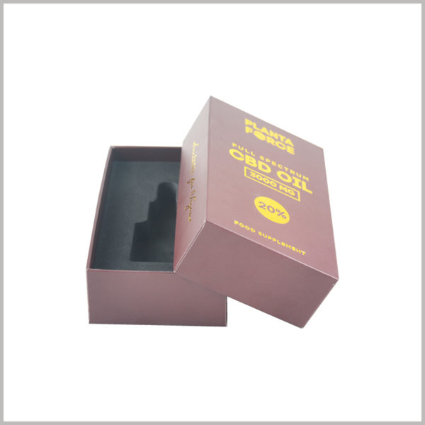 small rectangle gift boxes for essntial oil packaging.The package design structure allows the top cover and base to be completely separated, and the way to open the package is easy.