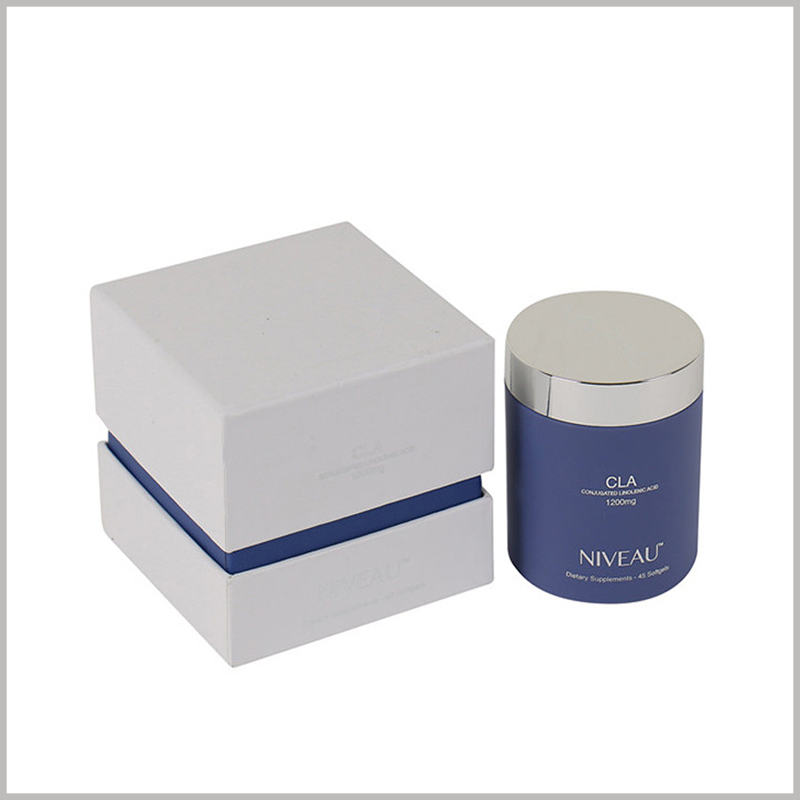 square cosmetic jar packaging boxes. The compact packaging structure conforms to the concept of environmental protection, avoids the waste of packaging materials, and is more conducive to reducing costs.