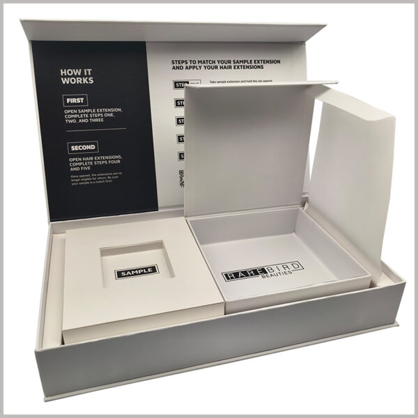 wedding wig packaging boxes custom