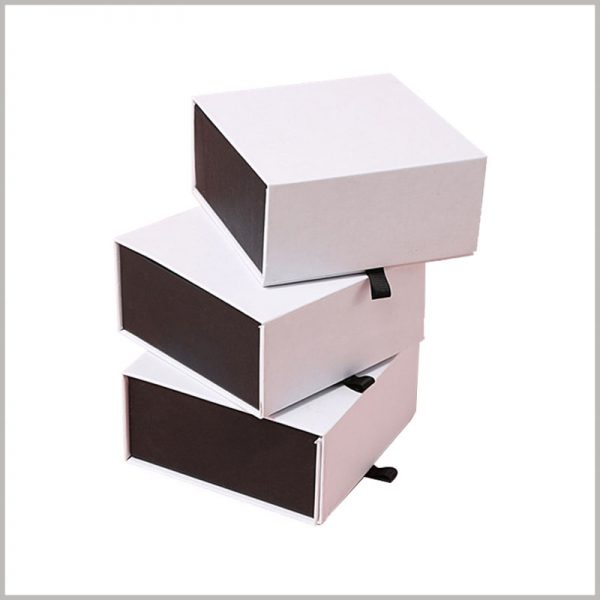 white cardboard boxes packaging wholesale. Customized packaging is used for perfume, and the size of the packaging can be customized according to the specifications of the product.