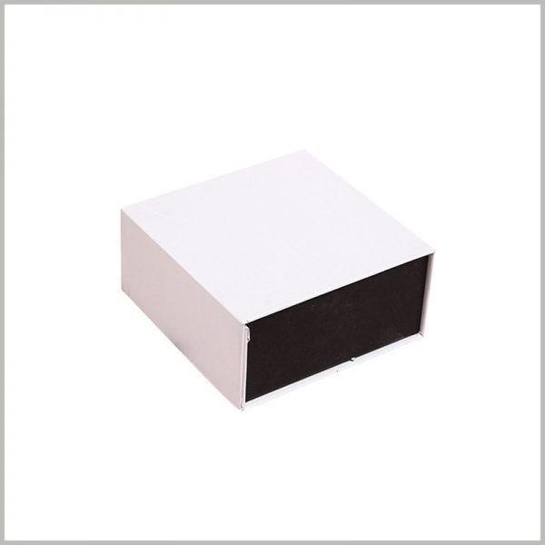 white cardboard perfume boxes packaging. The material with high hardness ensures the firmness and pressure resistance of the packaging, and can play a better protective effect.