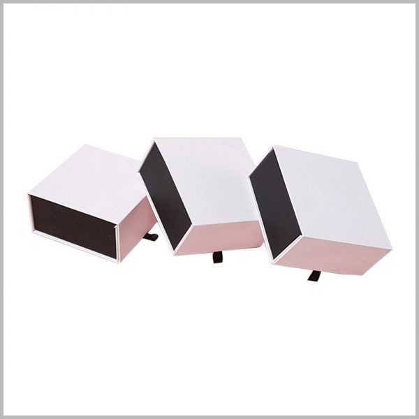 white cardboard perfume boxes packaging wholesale. The white square cardboard boxes are fully customizable and can meet the needs of any product specification.