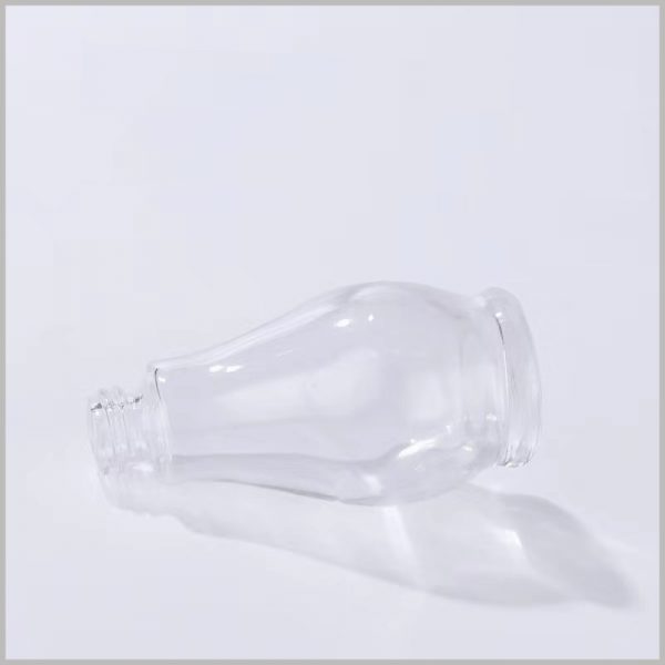 wholesale Gourd-shaped clear dropper bottle for essential oils