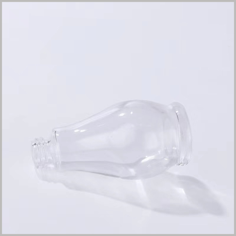 wholesale Gourd-shaped clear dropper bottle for essential oils