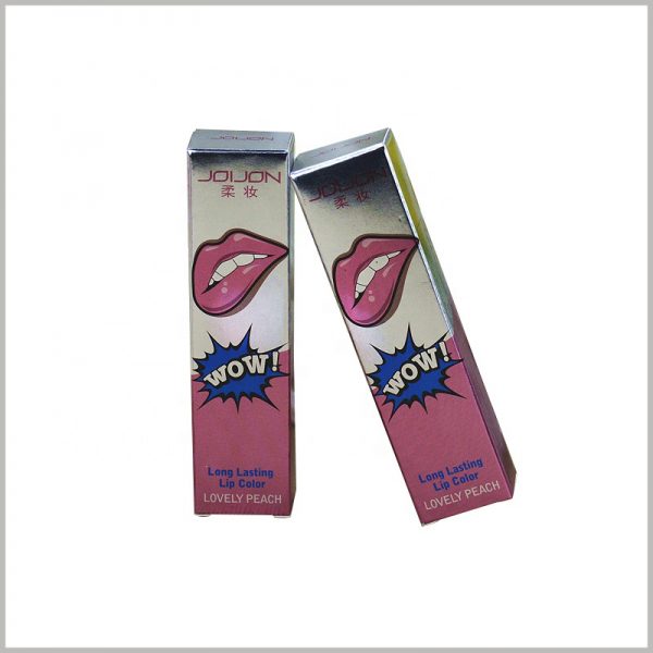 wholesale Printed small package for single lip gloss boxes. The idea of the package is to get the lip gloss into single and small box for easy retail.